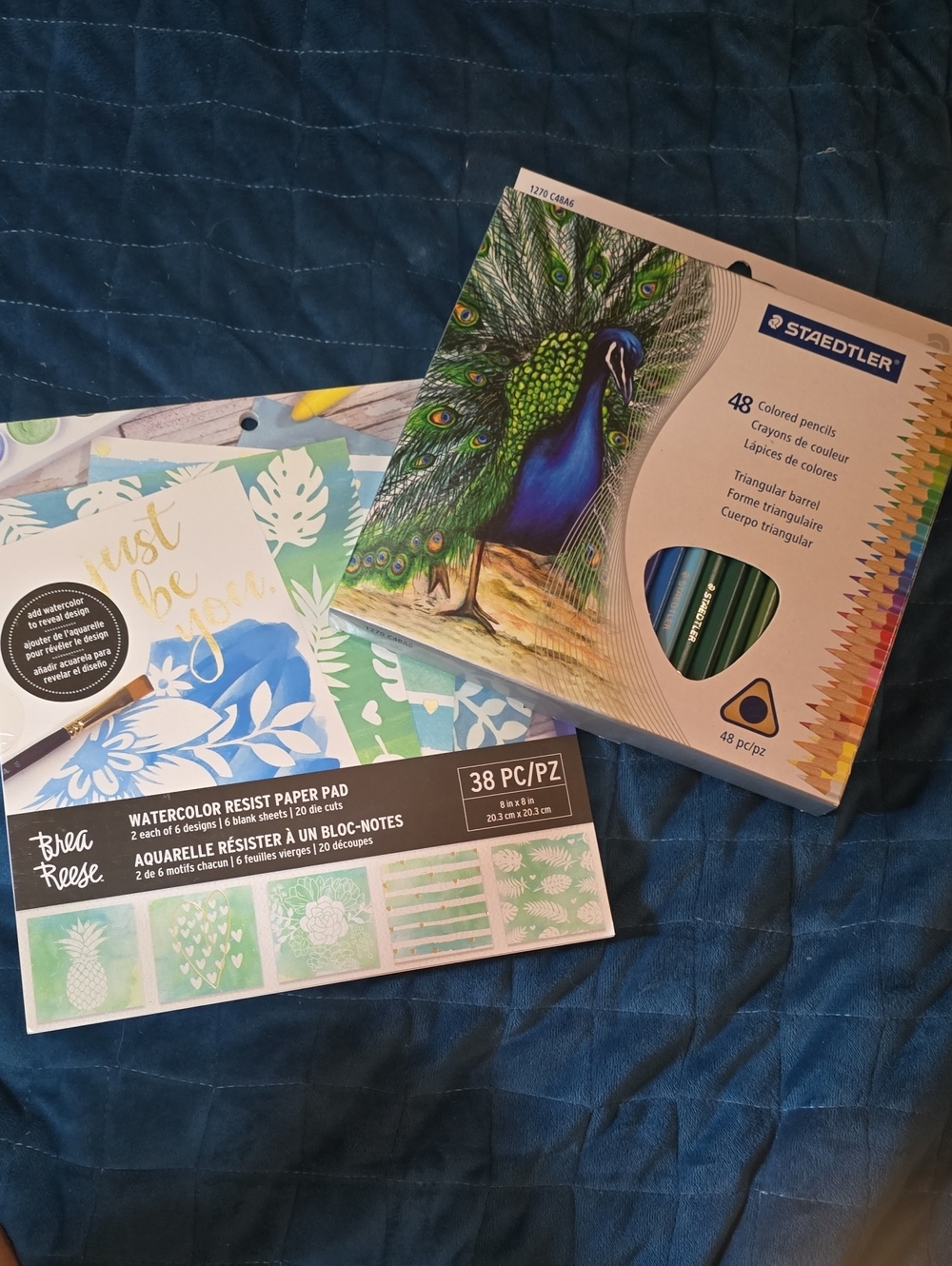 Staedtler 48 Colored Pencils And Watercolor Pad